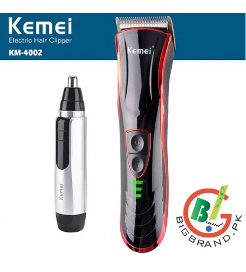 Kemei Electric Hair Clipper Professional Titanium Hair Trimmer for Men KM-4002